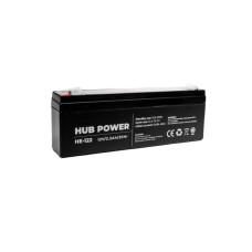 Купити Акумулятор 12В 2,3 Аг для ДБЖ Hub Power НЕ-122. Системи безпеки для дому та офісу. Магазин RG-Group. Системи відеонагляду та охоронні сигналізації. Продаж та послуги встановлення