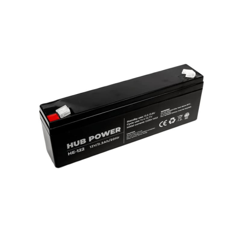 Акумулятор 12В 2,3 Аг для ДБЖ Hub Power НЕ-122