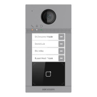 Купити IP-відеопанель 2 Мп з Wi-Fi на 4 абоненти Hikvision DS-KV8413-WME1(B)/Flush для IP-домофонів. Системи безпеки для дому та офісу. Магазин RG-Group. Системи відеонагляду та охоронні сигналізації. Продаж та послуги встановлення