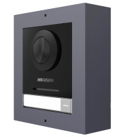 Купити IP-відеопанель Hikvision DS-KD8003-IME1(B)/Surface з накладною рамкою для IP-домофонів. Системи безпеки для дому та офісу. Магазин RG-Group. Системи відеонагляду та охоронні сигналізації. Продаж та послуги встановлення