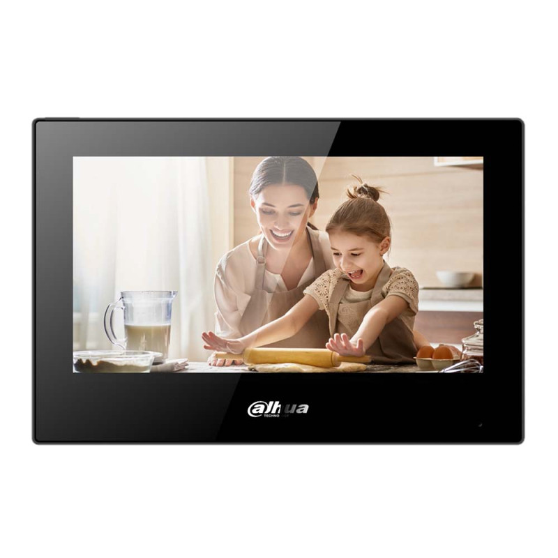 Купити IP-відеодомофон з Wi-Fi 7" Dahua DHI-VTH5321GB-W. Системи безпеки для дому та офісу. Магазин RG-Group. Системи відеонагляду та охоронні сигналізації. Продаж та послуги встановлення
