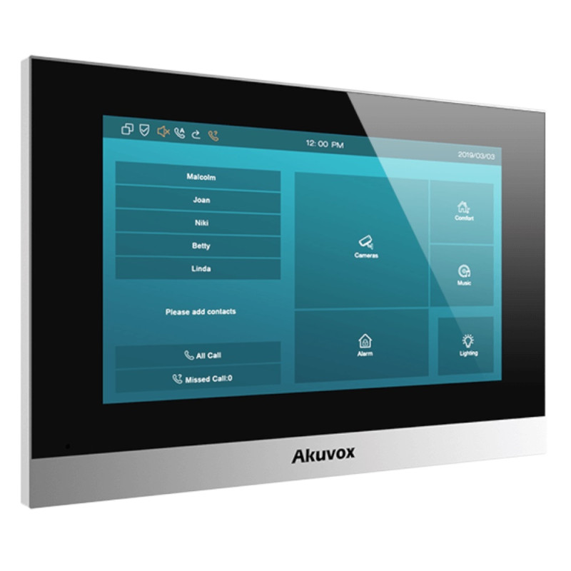IP-відеодомофон 7" Akuvox C313N silver