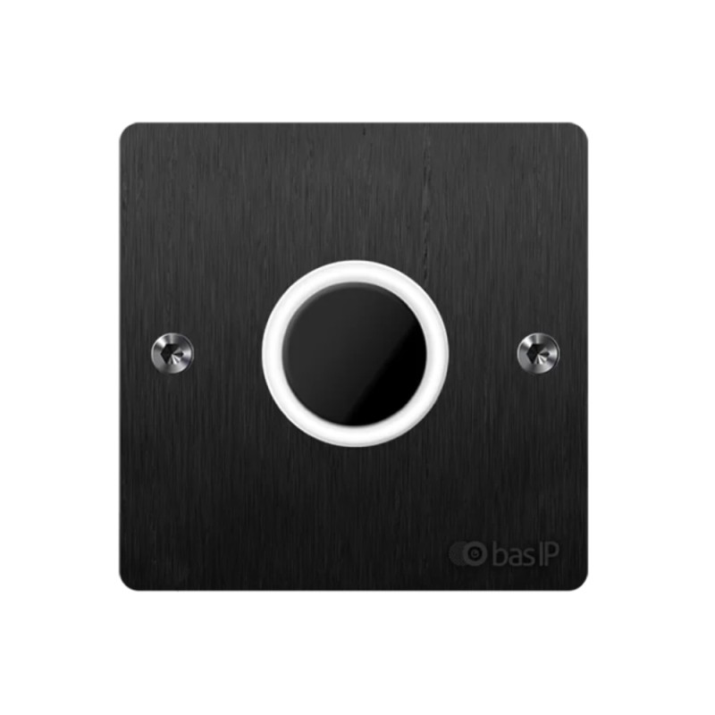 Купити Безконтактна кнопка виходу BAS-IP SH-47T Black. Системи безпеки для дому та офісу. Магазин RG-Group. Системи відеонагляду та охоронні сигналізації. Продаж та послуги встановлення