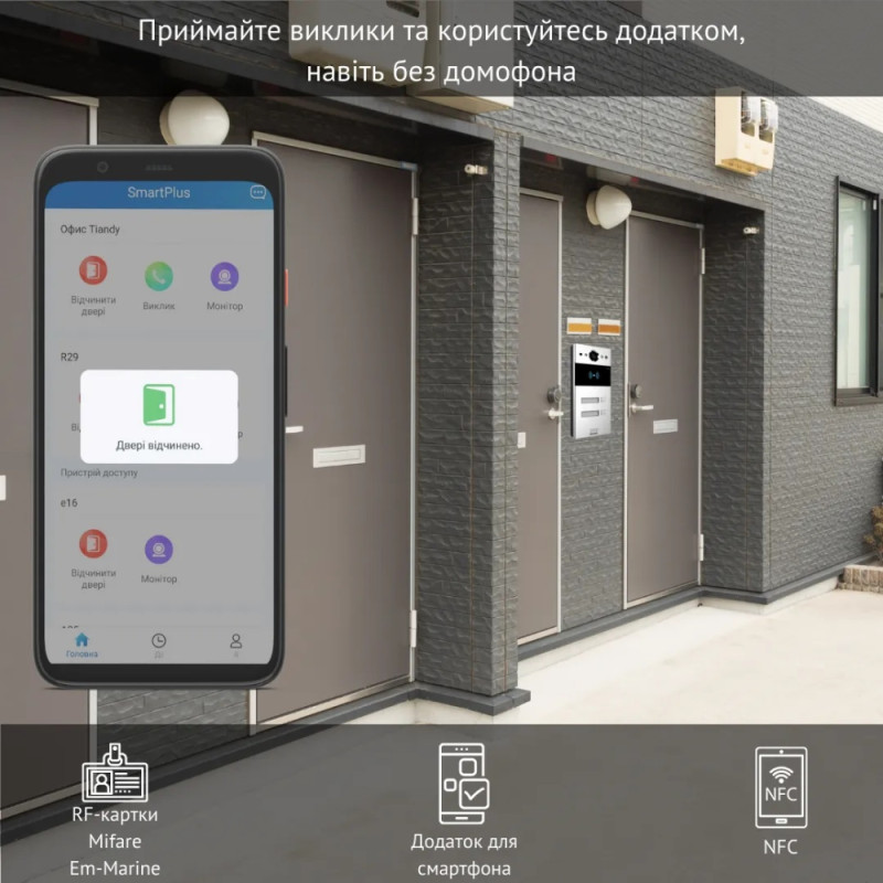 IP-панель виклику 2 Мп Akuvox R20B X2 OW на 2 абоненти