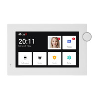 Купити IP-відеодомофон Bas-IP AZ-07LF Android 7" Wi-Fi white з можливістю горизонтального та вертикального монтажу. Системи безпеки для дому та офісу. Магазин RG-Group. Системи відеонагляду та охоронні сигналізації. Продаж та послуги встановлення