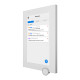 Купити IP-відеодомофон Bas-IP AZ-07LF Android 7" Wi-Fi white з можливістю горизонтального та вертикального монтажу. Системи безпеки для дому та офісу. Магазин RG-Group. Системи відеонагляду та охоронні сигналізації. Продаж та послуги встановлення
