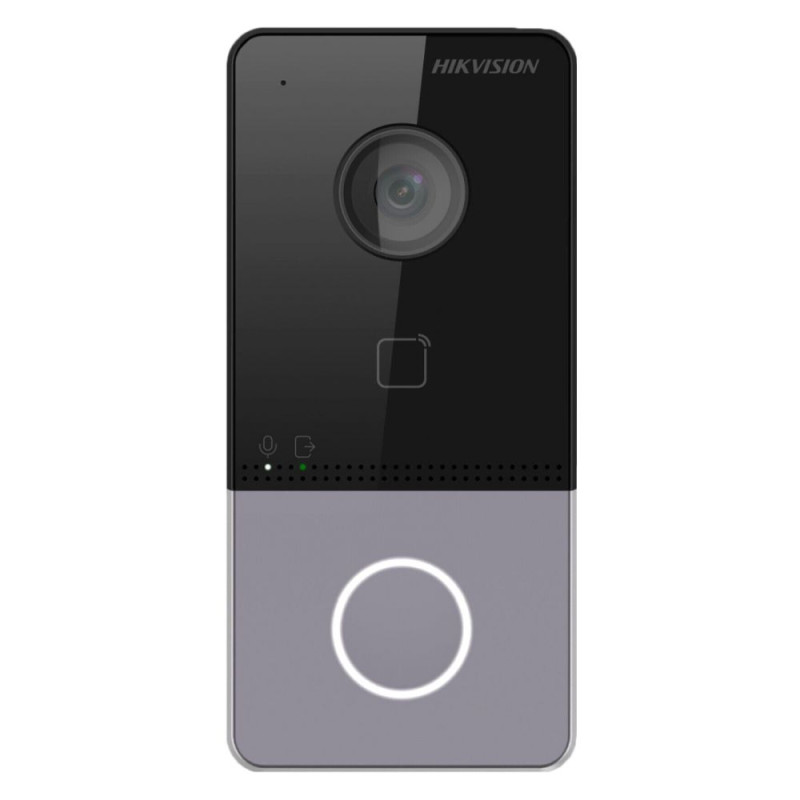 Купити IP-відеопанель 2 Мп з Wi-Fi Hikvision DS-KV6113-WPE1(C) для IP-домофонів. Системи безпеки для дому та офісу. Магазин RG-Group. Системи відеонагляду та охоронні сигналізації. Продаж та послуги встановлення