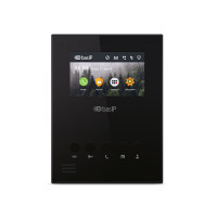Купити IP-відеодомофон 4.3" Bas-IP AU-04LA black. Системи безпеки для дому та офісу. Магазин RG-Group. Системи відеонагляду та охоронні сигналізації. Продаж та послуги встановлення