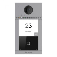 Купити IP-відеопанель 2 Мп з Wi-Fi на 1 абонента Hikvision DS-KV8113-WME1(C) для IP-домофонів. Системи безпеки для дому та офісу. Магазин RG-Group. Системи відеонагляду та охоронні сигналізації. Продаж та послуги встановлення