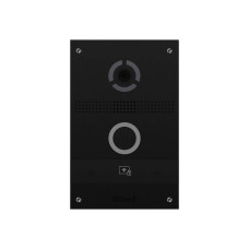 IP панель виклику Bas-IP AV-08FBL black з розпізнаванням облич і зчитувачем UKEY
