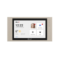 Купити IP-відеодомофон 7" Bas-IP AT-07L gold. Системи безпеки для дому та офісу. Магазин RG-Group. Системи відеонагляду та охоронні сигналізації. Продаж та послуги встановлення
