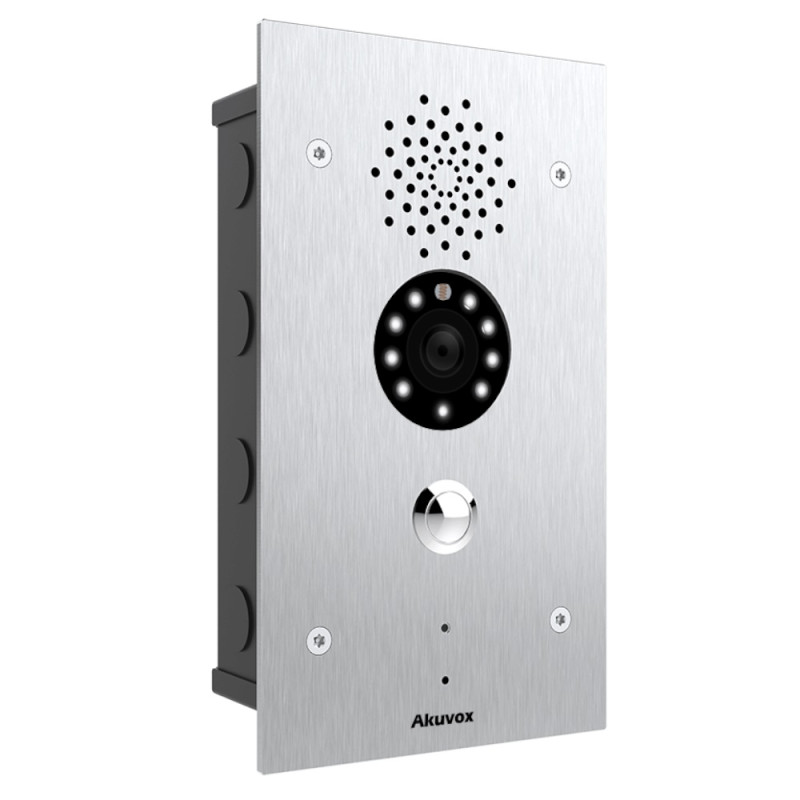 Купити IP-панель виклику Akuvox E21V. Системи безпеки для дому та офісу. Магазин RG-Group. Системи відеонагляду та охоронні сигналізації. Продаж та послуги встановлення