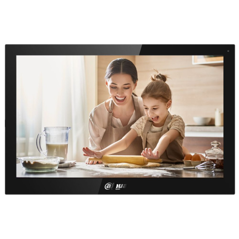Купити IP-відеодомофон з Wi-Fi 10" Dahua DHI-VTH5341G-W. Системи безпеки для дому та офісу. Магазин RG-Group. Системи відеонагляду та охоронні сигналізації. Продаж та послуги встановлення