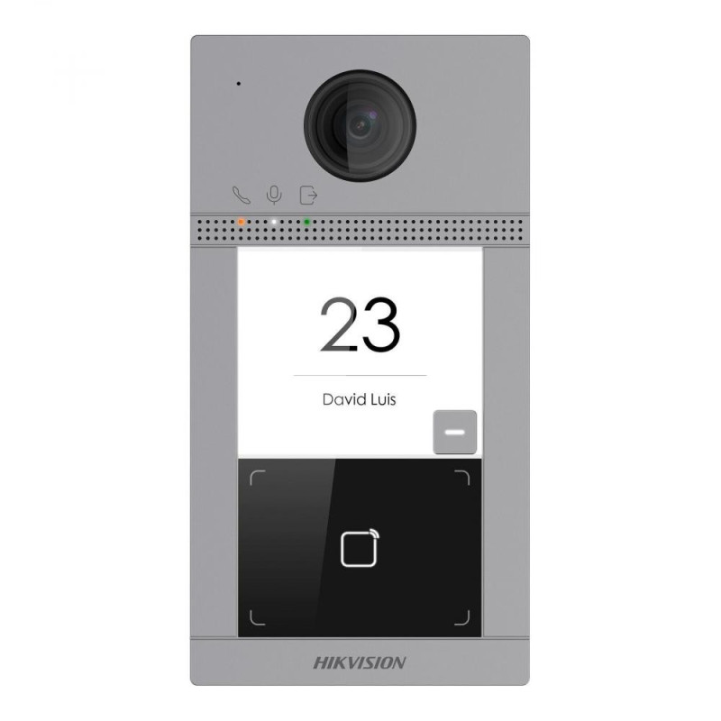 Купити IP-відеопанель 2 Мп з Wi-Fi на 1 абонента Hikvision DS-KV8113-WME1(B)/Flush для IP-домофонів. Системи безпеки для дому та офісу. Магазин RG-Group. Системи відеонагляду та охоронні сигналізації. Продаж та послуги встановлення