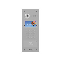 Купити Багатоабонентська IP-виклична панель Bas-IP AA-07FBI (silver) зі зчитувачем UKEY та розпізнаванням облич для IP-домофонів. Системи безпеки для дому та офісу. Магазин RG-Group. Системи відеонагляду та охоронні сигналізації. Продаж та послуги встановлення