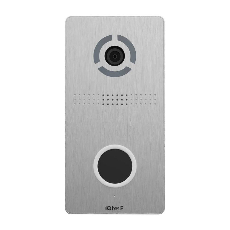 Купити IP панель виклику Bas-IP AV-05SD silver з безконтактною кнопокою виклику. Системи безпеки для дому та офісу. Магазин RG-Group. Системи відеонагляду та охоронні сигналізації. Продаж та послуги встановлення