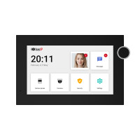 Купити IP-відеодомофон Bas-IP AZ-07LF Android 7" Wi-Fi black з можливістю горизонтального та вертикального монтажу. Системи безпеки для дому та офісу. Магазин RG-Group. Системи відеонагляду та охоронні сигналізації. Продаж та послуги встановлення
