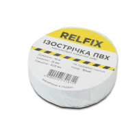 Купити Ізострічка Relfix 15 мм х 10 м біла. Системи безпеки для дому та офісу. Магазин RG-Group. Системи відеонагляду та охоронні сигналізації. Продаж та послуги встановлення