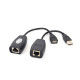 Купити Пасивний приймач-передавач ATIS USB to RJ45 на 45 м. Системи безпеки для дому та офісу. Магазин RG-Group. Системи відеонагляду та охоронні сигналізації. Продаж та послуги встановлення