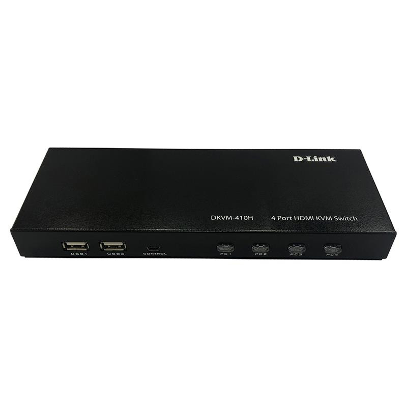 Купити KVM-перемикач D-Link DKVM-410H 4xHDMI,4xUSB. Системи безпеки для дому та офісу. Магазин RG-Group. Системи відеонагляду та охоронні сигналізації. Продаж та послуги встановлення