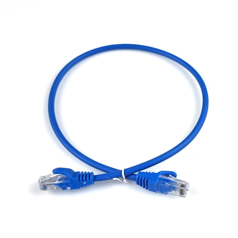 Купити Патч-корд Hypernet PC-UTP-05M 0.5м литий синій UTP RJ45 кат. 5Е. Системи безпеки для дому та офісу. Магазин RG-Group. Системи відеонагляду та охоронні сигналізації. Продаж та послуги встановлення