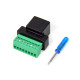 Купити Конектор RJ45 під затискач (female). Системи безпеки для дому та офісу. Магазин RG-Group. Системи відеонагляду та охоронні сигналізації. Продаж та послуги встановлення