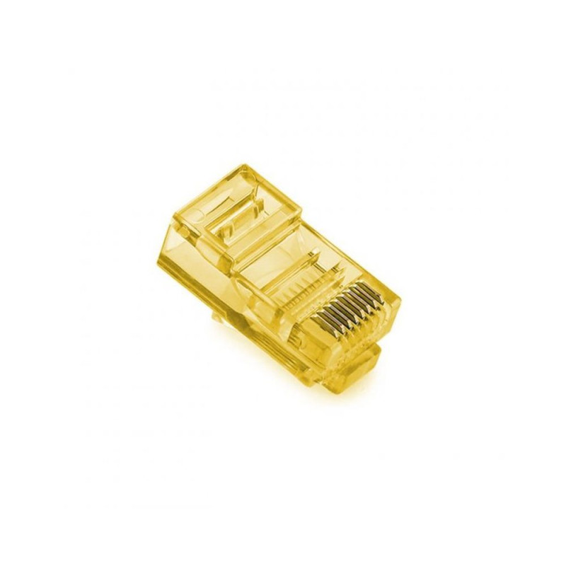 Купити Конектор ATIS UTP RJ45 8 піновий жовтий (1000 шт.). Системи безпеки для дому та офісу. Магазин RG-Group. Системи відеонагляду та охоронні сигналізації. Продаж та послуги встановлення