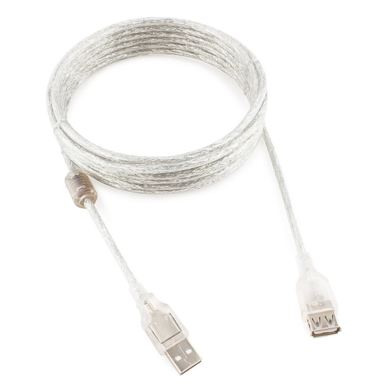 Подовжувач USB 2.0 AM/AF Cablexpert (CCF-USB2-AMAF-TR-15) 4.5 метра з феритовим кільцем