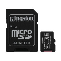Купити Карта пам'яті microSDXC Kingston 128GB Canvas Select Plus Class 10 UHS-I + SD-адаптер (SDCS2/128GB). Системи безпеки для дому та офісу. Магазин RG-Group. Системи відеонагляду та охоронні сигналізації. Продаж та послуги встановлення