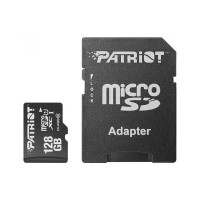 Купити Карта пам`ятi MicroSDXC 128GB UHS-I Class 10 Patriot LX + SD-adapter (PSF128GMCSDXC10). Системи безпеки для дому та офісу. Магазин RG-Group. Системи відеонагляду та охоронні сигналізації. Продаж та послуги встановлення