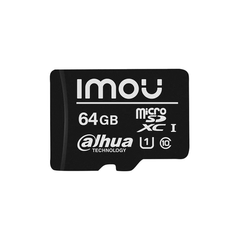 Купити Карта пам'яті MicroSD Imou ST2-64-S1 64Гб. Системи безпеки для дому та офісу. Магазин RG-Group. Системи відеонагляду та охоронні сигналізації. Продаж та послуги встановлення
