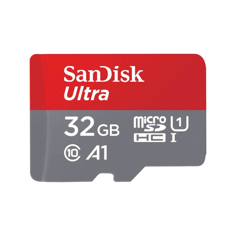 Купити Карта пам'ятi SanDisk 32GB microSDHC C10 UHS-I R100MB/s Ultra. Системи безпеки для дому та офісу. Магазин RG-Group. Системи відеонагляду та охоронні сигналізації. Продаж та послуги встановлення