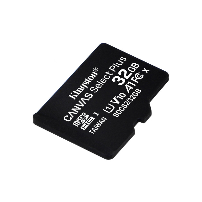 Карта пам'яті Kingston microSDHC 32GB Canvas Select Plus Class 10 UHS-I U1 V10 A1 (SDCS2/32GBSP)