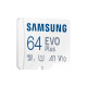 Купити Карта пам'яті Samsung Evo Plus microSDXC 64GB UHS-I U1 V10 A1 + SD адаптер (MB-MC64KA/EU). Системи безпеки для дому та офісу. Магазин RG-Group. Системи відеонагляду та охоронні сигналізації. Продаж та послуги встановлення