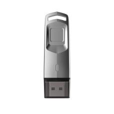 Купити USB-накопичувач Hikvision HS-USB-M200F/32G на 32 Гб з захистом по відбитку пальця. Системи безпеки для дому та офісу. Магазин RG-Group. Системи відеонагляду та охоронні сигналізації. Продаж та послуги встановлення