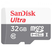 Купити Карта пам'яті SanDisk Ultra Android microSDHC 32GB 80MB/s C10 SDSQUNS-032G-GN3MN. Системи безпеки для дому та офісу. Магазин RG-Group. Системи відеонагляду та охоронні сигналізації. Продаж та послуги встановлення