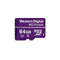 Купити Карта пам'яті MICRO SDXC 64GB UHS-I/Western Digital PURPL/WDD064G1P0A WDC. Системи безпеки для дому та офісу. Магазин RG-Group. Системи відеонагляду та охоронні сигналізації. Продаж та послуги встановлення