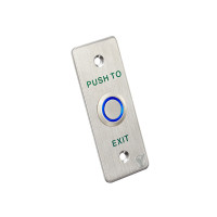 Купити Кнопка виходу Yli Electronic PBK-814A(LED) з LED-підсвічуванням. Системи безпеки для дому та офісу. Магазин RG-Group. Системи відеонагляду та охоронні сигналізації. Продаж та послуги встановлення