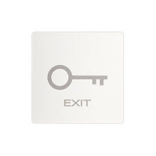 Купити Кнопка виходу ATIS Exit-MP white пластикова врізна. Системи безпеки для дому та офісу. Магазин RG-Group. Системи відеонагляду та охоронні сигналізації. Продаж та послуги встановлення