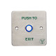 Купити Кнопка виходу Yli Electronic PBK-814C(LED) з LED-підсвічуванням. Системи безпеки для дому та офісу. Магазин RG-Group. Системи відеонагляду та охоронні сигналізації. Продаж та послуги встановлення