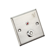 Купити Кнопка виходу з ключем Yli Electronic YKS-850LM для системи контролю доступу. Системи безпеки для дому та офісу. Магазин RG-Group. Системи відеонагляду та охоронні сигналізації. Продаж та послуги встановлення