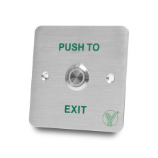 Купити Кнопка виходу Yli Electronic YWP-880C(LED) водонепроникна з LED-підсвічуванням. Системи безпеки для дому та офісу. Магазин RG-Group. Системи відеонагляду та охоронні сигналізації. Продаж та послуги встановлення