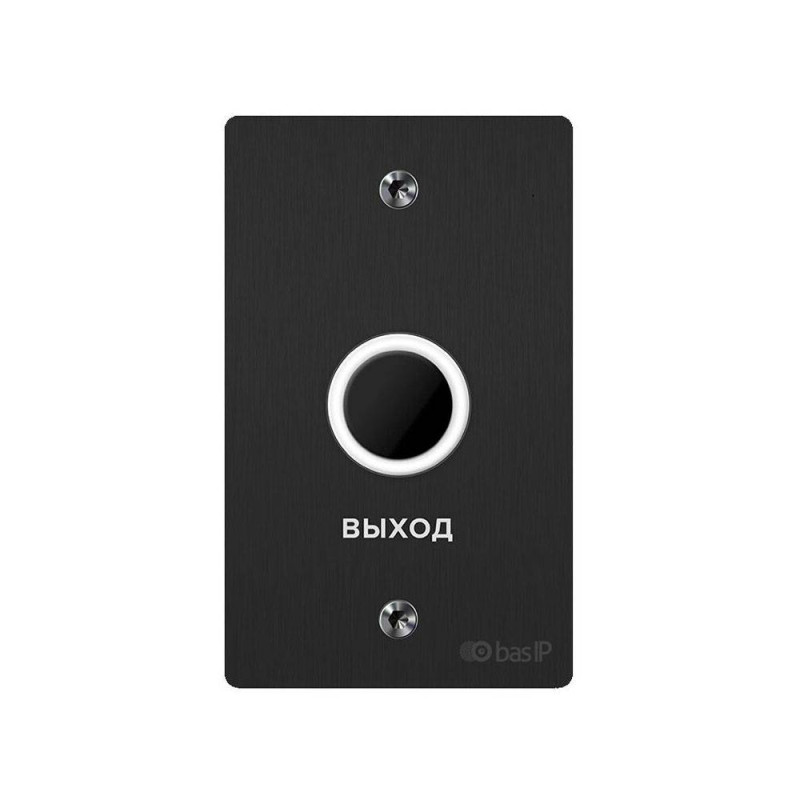 Купити Безконтактна кнопка виходу Bas-IP SH-45TU black. Системи безпеки для дому та офісу. Магазин RG-Group. Системи відеонагляду та охоронні сигналізації. Продаж та послуги встановлення