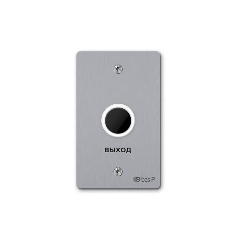 Купити Безконтактна кнопка виходу Bas-IP SH-45TR silver. Системи безпеки для дому та офісу. Магазин RG-Group. Системи відеонагляду та охоронні сигналізації. Продаж та послуги встановлення