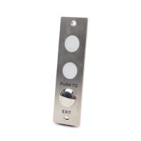 Купити Кнопка виходу Yli Electronic PBK-813(LED) з LED-підсвічуванням. Системи безпеки для дому та офісу. Магазин RG-Group. Системи відеонагляду та охоронні сигналізації. Продаж та послуги встановлення