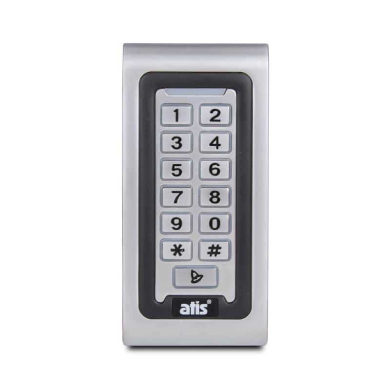 Комплект контролю доступу з кодовою клавіатурою ATIS AK-601W, електромагнітним замком Yli Electronic YM-280N, куточком Yli Electronic MBK-280NL, кнопкою виходу Yli Electronic PBK-815, блоком живлення Full Energy BGM-123Pro 12 В / 3 А