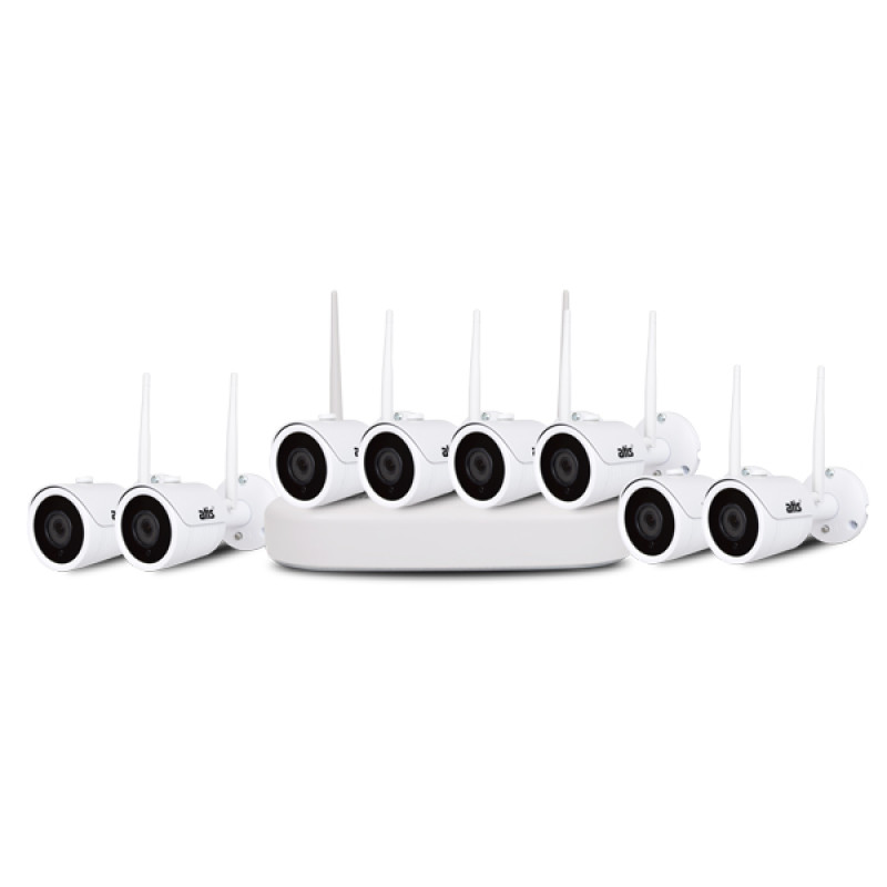 Купити Комплект відеоспостереження ATIS WiFi kit 82. Системи безпеки для дому та офісу. Магазин RG-Group. Системи відеонагляду та охоронні сигналізації. Продаж та послуги встановлення