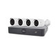 Купити IP комплект відеоспостереження з 4 камерами ZKTeco KIT-8504NER-4P/4-BS855L11B. Системи безпеки для дому та офісу. Магазин RG-Group. Системи відеонагляду та охоронні сигналізації. Продаж та послуги встановлення