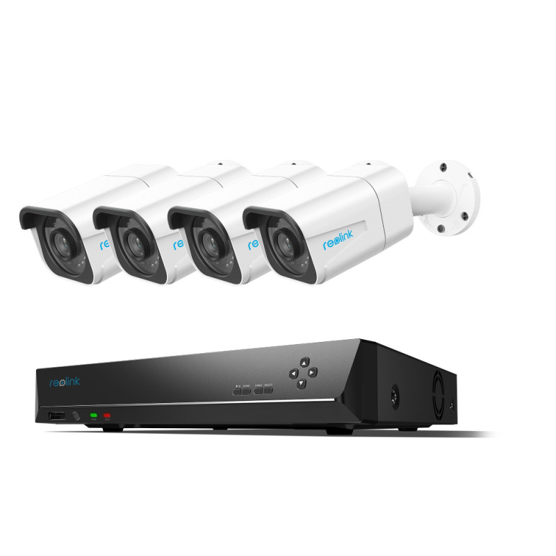 Купити Комплект відеоспостереження Reolink RLK8-800B4-A-V2. Системи безпеки для дому та офісу. Магазин RG-Group. Системи відеонагляду та охоронні сигналізації. Продаж та послуги встановлення