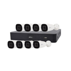 Купити IP комплект відеоспостереження з 8 камерами ZKTeco KIT-8508NER-8P/8- BL-852O38S. Системи безпеки для дому та офісу. Магазин RG-Group. Системи відеонагляду та охоронні сигналізації. Продаж та послуги встановлення